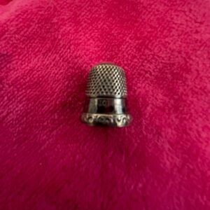 Antique Sterling Silver Thimble